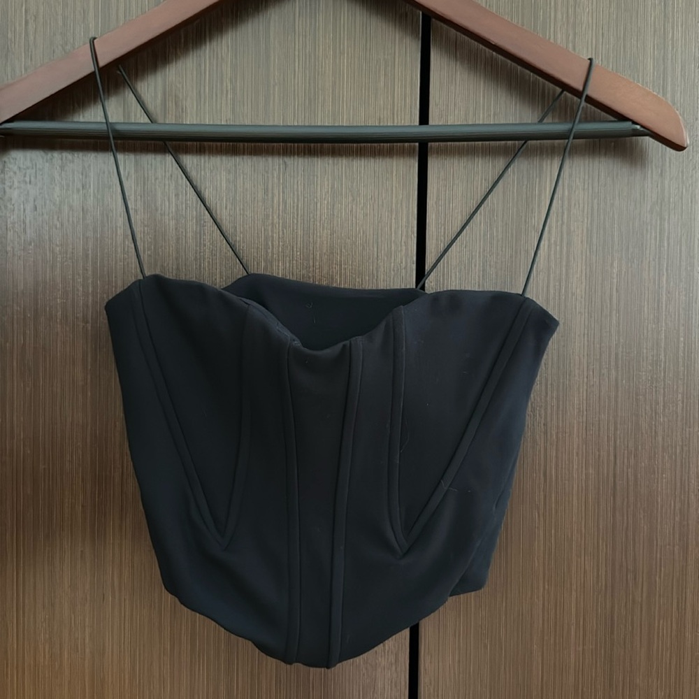 Joah brown corset tank